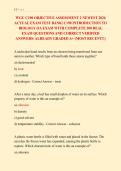 WGU C190 OBJECTIVE ASSESSMENT 2 NEWEST 2026 &NewLine;ACTUAL EXAM TEST BANK&vert; C190 INTRODUCTION TO &NewLine;BIOLOGY OA EXAM WITH COMPLETE 300 REAL &NewLine;EXAM QUESTIONS AND CORRECT VERIFIED &NewLine;ANSWERS&sol; ALREADY GRADED A&plus; &lpar;MOST RECENT&excl;&excl;&rpar;