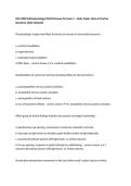 NSG 3280 &lpar;Pathophysiology&rpar; NCLEX Reviews for Exam 3 &ndash; Study Guide&comma; Notes & Practice Questions &lpar;2026 Updated&rpar;