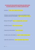 IHS EXAM LATEST 2026 UPDATED QUESTIONS AND VERIFIED 100&percnt; &NewLine;SOLUTIONS &lpar;2026&sol;2027&rpar; &vert;A&plus; GRADED &vert;GUARANTEED PASS 