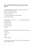 Test 2 &ndash; NUR 504 Study Guide&comma; Notes & Practice Questions &lpar;2026 Updated&rpar;