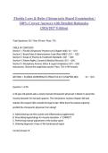  Florida Laws & Rules Chiropractic Board Examination &vert; 100&percnt; Correct Answers with Detailed Rationales &lpar;2026&sol;2027 Edition&rpar;&NewLine;&NewLine;