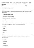 NUR 315 Quiz 2 &ndash; Study Guide&comma; Notes & Practice Questions &lpar;2026 Updated&rpar;