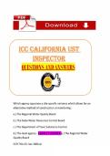 ICC UST&comma; California UST&comma; UST Inspector&comma; ICC Certification&comma; UST Exam&comma; Environmental Compliance&comma; Exam Questions&comma; Practice Test