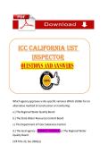 ICC UST&comma; California UST&comma; UST Inspector&comma; ICC Certification&comma; UST Exam&comma; Environmental Compliance&comma; Exam Questions&comma; Practice Test