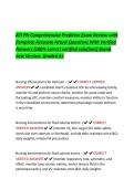 ATI PN Comprehensive Predictor Exam Review with  &NewLine;Complete Accurate Actual Questions With Verified &NewLine;Answers &lpar;100&percnt; correct verified solutions&rpar; Brand &NewLine;new Version&period; Graded A&plus; 