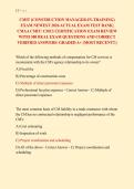 CMIT &lpar;CONSTRUCTION MANAGER-IN-TRAINING&rpar; &NewLine;EXAM NEWEST 2026 ACTUAL EXAM TEST BANK&vert; &NewLine;CMAA CMIT&sol; CMCI CERTIFICATION EXAM REVIEW &NewLine;WITH 300 REAL EXAM QUESTIONS AND CORRECT &NewLine;VERIFIED ANSWERS&sol; ALREADY GRADED A&plus; &lpar;MOST RECENT&excl;&excl;&rpar;