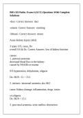 BIO-322 Patho&period; Exam 4 &lpar;GCU&rpar; Questions With Complete Solutions
