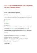 WGU C777 Web Development Applications Exam &vert; Exam Questions with Answer Explanations &lpar;2026&sol;2027&rpar;