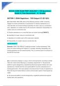 NCCCO CORE EXAM PREP 2026&sol;2027 &vert; 150 Questions &vert; Grade A &vert; Pass Guaranteed - A&plus; Graded&NewLine;&NewLine;