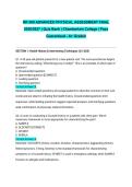 NR 509 ADVANCED PHYSICAL ASSESSMENT FINAL 2026&sol;2027 &vert; Quiz Bank &vert; Chamberlain College &vert; Pass Guaranteed - A&plus; Graded&NewLine;&NewLine;