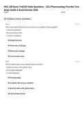 NSG 318 Exam 3 NCLEX-Style Questions &ndash; GCU Pharmacology Practice Test&comma; Study Guide & Exam Review 2026