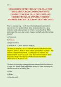 NURS 310 HESI NEWEST 2026 ACTUAL EXAM TEST &NewLine;BANK&vert; HESI NURS310 EXAM REVIEW WITH &NewLine;COMPLETE 300 REAL EXAM QUESTIONS AND &NewLine;CORRECT DETAILED ANSWERS &lpar;VERIFIED &NewLine;ANSWERS&rpar; ALREADY GRADED A&plus; &lpar;MOST RECENT&excl;&excl;&rpar; 
