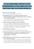 CLC 056 ANALYZING CONTRACT COSTS&NewLine;COMPREHENSIVE STUDY GUIDE 2026 FULL&NewLine;QUESTIONS AND SOLUTIONS GRADED A&plus;