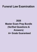 Funeral Law Examination&colon; Complete Study Guide&comma; Legal Review Notes & Practice Questions PDF