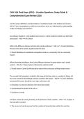CWV 101 Final Exam &lpar;GCU&rpar; &ndash; Practice Questions&comma; Study Guide & Comprehensive Exam Review 2026