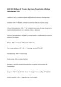 GCU BIO 181 Exam 2 &ndash; Practice Questions&comma; Study Guide & Biology Exam Review 2026