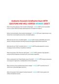 Guidewire Associate Certification Exam WITH&NewLine;QUESTIONS AND WELL VERIFIED ANSWERS 2026&excl;&excl;&excl;