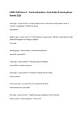 NURS 5220 Exam 2 &ndash; Practice Questions&comma; Study Guide & Nursing Exam Review 2026