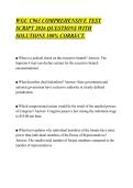WGU C963 COMPREHENSIVE TEST&NewLine;SCRIPT 2026 QUESTIONS WITH&NewLine;SOLUTIONS 100&percnt; CORRECT&period;