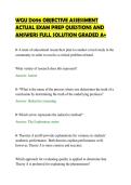 WGU D096 OBJECTIVE ASSESSMENT&NewLine;ACTUAL EXAM PREP QUESTIONS AND&NewLine;ANSWERS FULL SOLUTION GRADED A&plus;