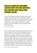 WGU D096 OBJECTIVE ASSESSMENT&NewLine;ACTUAL EXAM QUESTIONS AND CORRECT&NewLine;VERIFIED ANSWERS GRADED A&plus;