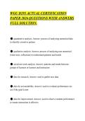 WGU D293 ACTUAL CERTIFICATION&NewLine;PAPER 2026 QUESTIONS WITH ANSWERS&NewLine;FULL SOLUTION&period;