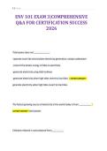 ENV 101 EXAM 3&vert;COMPREHENSIVE&NewLine;Q&A FOR CERTIFICATION SUCCESS&NewLine;2026