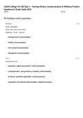 Unitek College VN 100 Quiz 1 &ndash; Nursing History&comma; Communication & Wellness Practice Questions & Study Guide 2026
