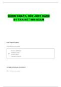MNGT 3100 EXAM 2 AUBURN UNIVERSITY LEISEL WESSON QUESTIONS AND CORRECT ANSWERS