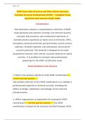 SNSP Exam Best Practices and Other Basics Security Certified Network Professional &lpar;SNSP&rpar; &ndash; Complete Exam Questions and Answers Study Guide