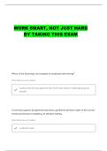 MNGT 3100 EXAM 5 FETSCH QUESTIONS AND CORRECT ANSWERS