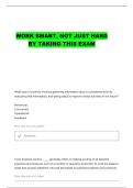 MNGT 3100 EXAM 4 QUESTIONS AND CORRECT ANSWERS