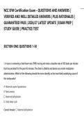 NCC EFM Certification Exam &ndash; QUESTIONS AND ANSWERS &vert;&NewLine;VERIFIED AND WELL DETAILED ANSWERS &vert; PLUS RATIONALES &vert;&NewLine;GUARANTEED PASS &vert; 2026&sol;27 LATEST UPDATE &vert; EXAM PREP &vert;&NewLine;STUDY GUIDE &vert; PRACTICE TEST