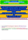 &lpar;2&rpar; ZLO1 Data Management WGU D334 OA Objective Assessment Due 1st November Complete Actual Exam Questions 6 - 60 Screenshots D427 Data Management - Applications WGU&period;pdf&NewLine;&NewLine;