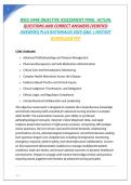 WGU D446 OBJECTIVE ASSESSMENT FINAL NEW AND OLD VERSIONS 2026 ACTUAL EXAM