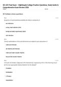 SCI 225 Final Exam &ndash; Nightingale College Practice Questions&comma; Study Guide & Comprehensive Exam Review 2026
