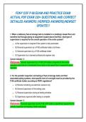 FDNY COF P-98 EXAM AND PRACTICE EXAM&NewLine;ACTUAL PDF EXAM 220&plus; QUESTIONS AND CORRECT&NewLine;DETAILED ANSWERS &lpar;VERIFIED ANSWERS&rpar;&sol;NEWSET&NewLine;UPDATE&excl;&excl;&excl;