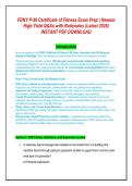 FDNY COF P‑98 Certificate of Fitness &ndash; EXAM & PRACTICE EXAM MEGA BUNDLE &vert; Real Exam Questions&comma; Verified Answers & Full Practice Test &vert; Fuel‑Oil Transfer in Buildings &vert; 2026&sol;2027