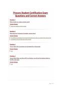 Procore Student Certification Exam Questions and Correct Answers&NewLine;