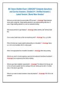 BC Owner Builder Exam &vert; 2026&sol;2027 Complete Questions&NewLine;and Correct Answers &vert; Graded A&plus; &vert; Verified Answers &vert;&NewLine;Latest Version &vert; Brand New Version&excl;