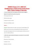 NUR231 Exam 3 V1&ndash;V3 &vert; Childbearing & Child Caring Family &vert; Galen College of Nursing &vert; Q&A with Rationale &lpar;NUR 231 Exam 3&rpar;