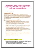 Florida Class K Firearms Instructor License Exam Mega Bundle &ndash; 500&plus; Exam‑Style Questions with Verified Answers & Rationales &plus; Study Guide &vert; Latest 2026&sol;2027