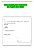 FLORIDA BAIL BONDS STATE EXAM 2021 QUESTIONS AND CORRECT ANSWERS