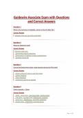 Guidewire Associate Exam with Questions and Correct Answers&NewLine;