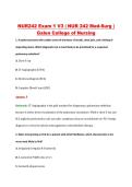 NUR242 Exam 3 V1 &vert; NUR 242 Med-Surg &vert; &NewLine;Galen College of Nursing 