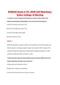 NUR242 Exam 4 V2 &vert; NUR 242 Med-Surg &vert; &NewLine;Galen College of Nursing 