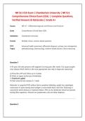 Chamberlain NR 511 CEA Exam Study Guide &lpar;Comprehensive Clinical Evaluation Q&A&rpar;