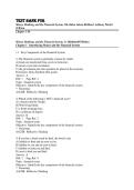 Test Bank for Money&comma; Banking&comma; and the Financial System&comma; 5th edition Glenn Hubbard