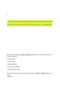 CPI Exam Guide Latest 2025 With Complete Questions and  &NewLine;Verified Answers&vert;Graded A&plus;&vert;Already Passed&excl;&excl;&excl;  &NewLine;update2026