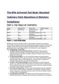2026&sol;2027 Maryland Judiciary Clerk Operations Exam Prep&colon; S-Tier Test Bank &vert; Maryland Rules & MDEC Statutory Compliance &lpar;25&plus; Expert Questions & Mentor Breakdown&rpar;